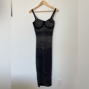 NEW black sheer dress